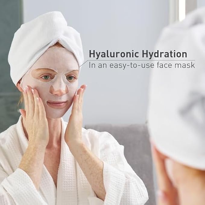 PROcure ROSACARE SOOTHING SHEET FACE MASK WITH HYALURONIC HYDROGEL FOR ROSACEA SYMPTOMS, 5 MASKS - Image 4